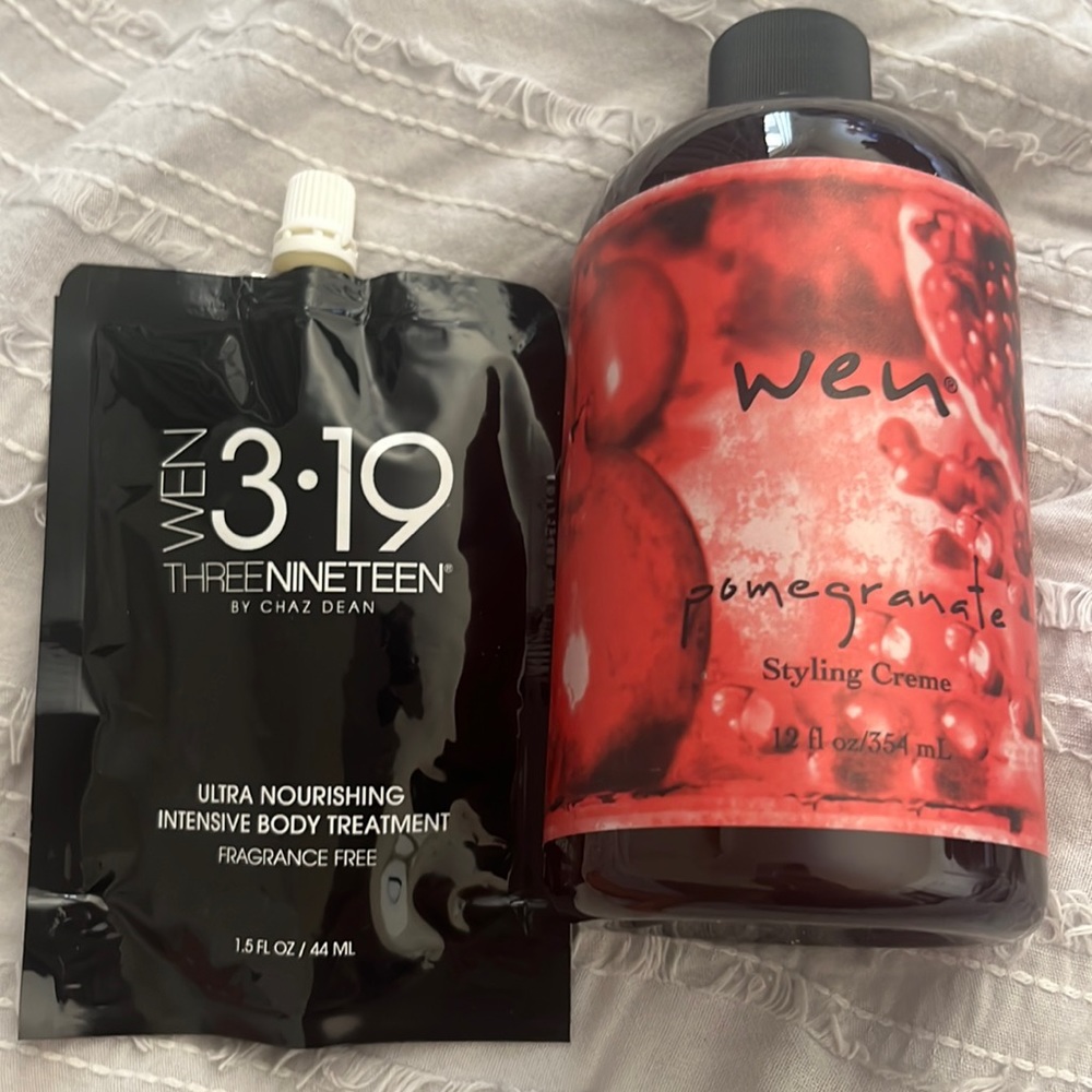 Wen pomegranate styling cream…